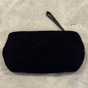 Banana Republic Black Quilted Wristlet